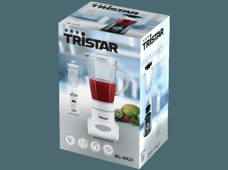 TRISTAR BL-4431 Standmixer Weiß (180 Watt, 0,45 Liter)
