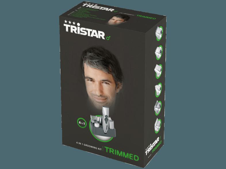 TRISTAR TR-2553 Haarschneider Silber/Grau (Akkubetrieb), TRISTAR, TR-2553, Haarschneider, Silber/Grau, Akkubetrieb,