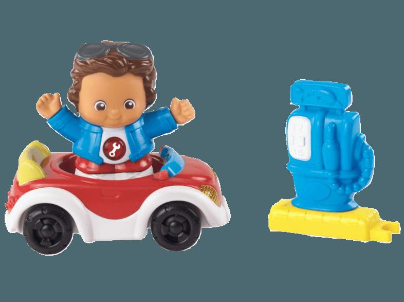 VTECH 80-162604 Kleine Entdeckerbande - Chris mit Cabrio Rot, Blau