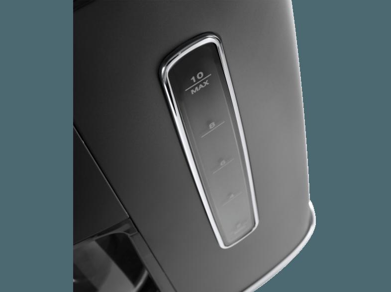 DELONGHI ICMI 211 Distinta Filterkaffemaschine Elegance Black (Premium-Glaskanne, Schwallbrühverfahren)