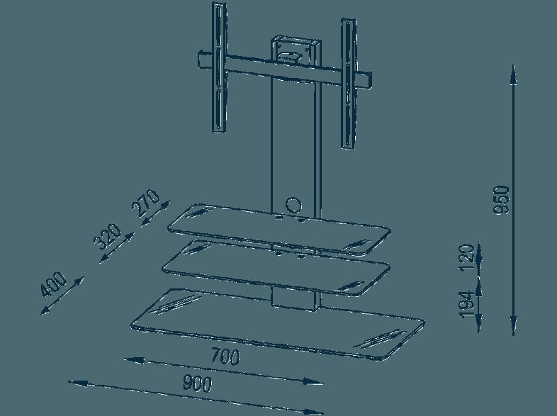 MAJA 16419499 1641 TV-Rack