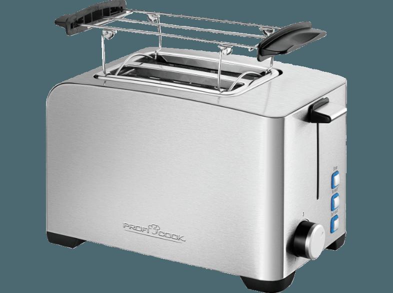 PROFI COOK PC-TA 1082 Toaster Inox (800 Watt, Schlitze: 2), PROFI, COOK, PC-TA, 1082, Toaster, Inox, 800, Watt, Schlitze:, 2,