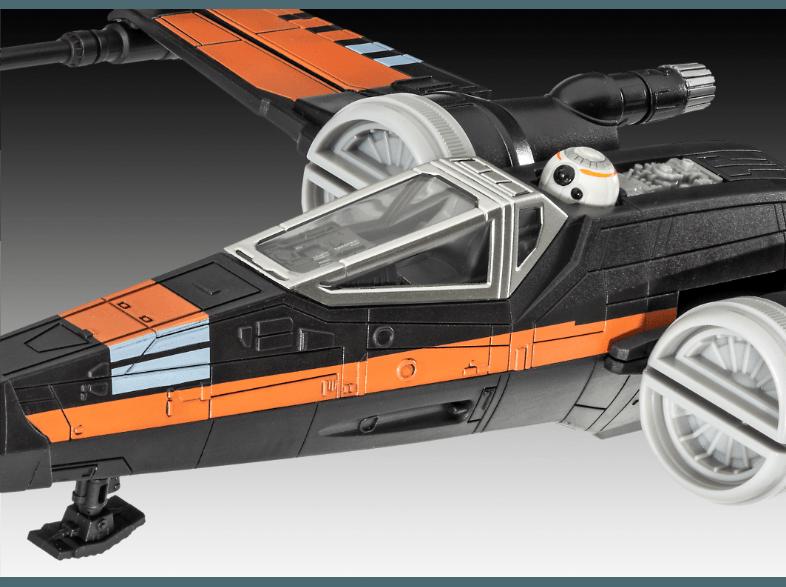 REVELL 06750 Build & Play Poe's X-Wing Fighter Schwarz, Orange