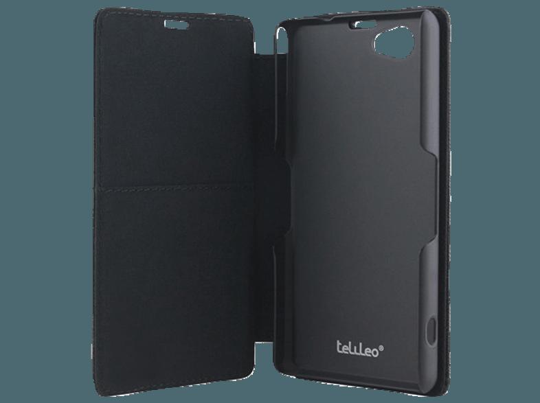 TELILEO 3143 Fine Case Hochwertige Echtledertasche Xperia Z1 Compact