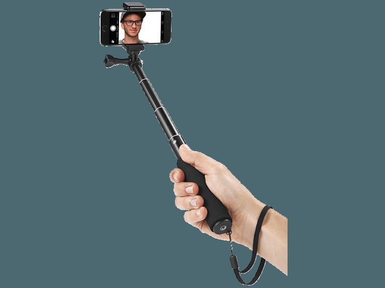 CULLMANN 50044 Freestyler XSB Mobile Selfie-/Hand Stativ, Schwarz, (Ausziehbar bis 485 mm)