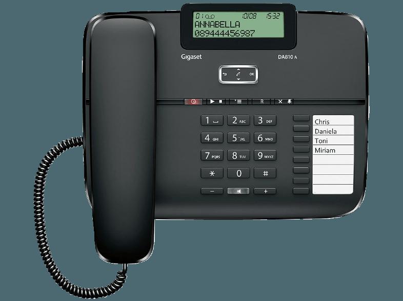 GIGASET DA 810 A Telefon mit Anrufbeantworter, GIGASET, DA, 810, A, Telefon, Anrufbeantworter