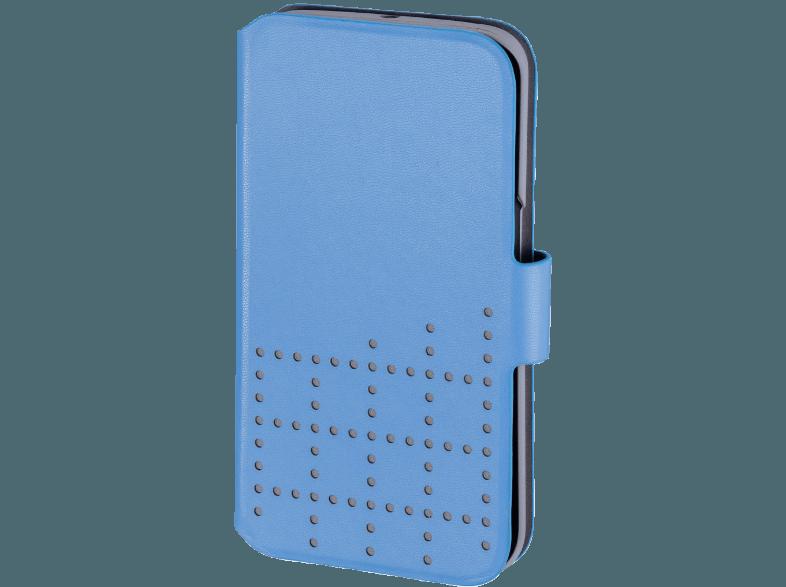 HAMA Booklet Case Dots für Samsung Galaxy S6 edge lichtblau/grau Handytasche Galaxy S6 edge