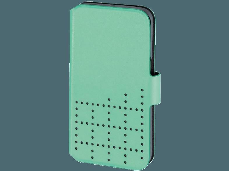 HAMA Booklet Case Dots für Samsung Galaxy S6 edge mint/schwarz Handytasche Galaxy S6 edge