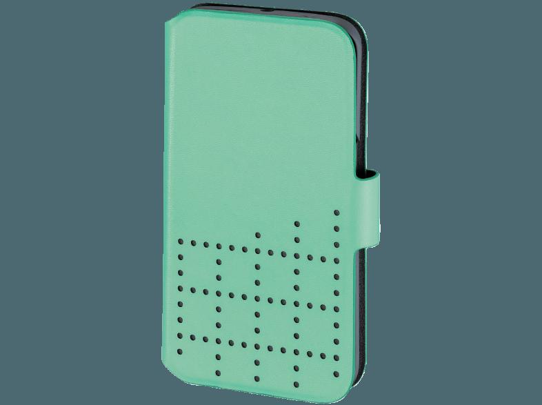 HAMA Booklet Case Dots für Samsung Galaxy S6 edge mint/schwarz Handytasche Galaxy S6 edge