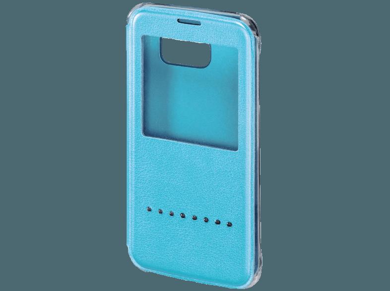 HAMA Booklet Case Window für Samsung Galaxy S6 blau Handytasche Galaxy S6