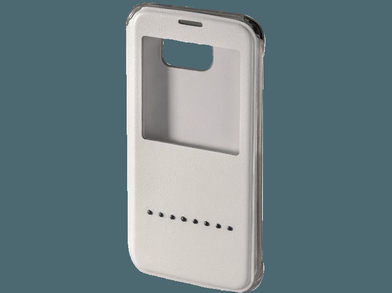 HAMA Booklet Case Window für Samsung Galaxy S6 edge weiß Handytasche Galaxy S6 edge