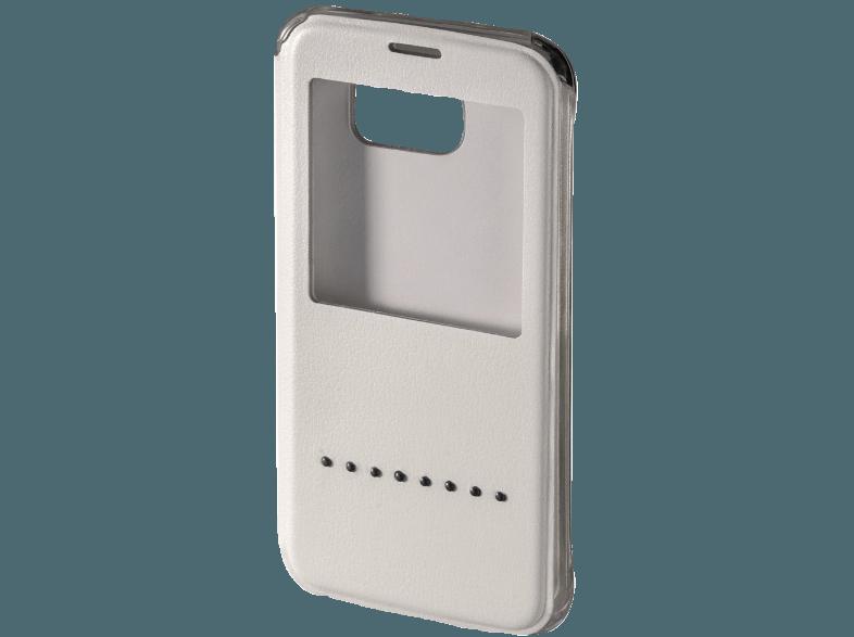 HAMA Booklet Case Window für Samsung Galaxy S6 weiß Handytasche Galaxy S6