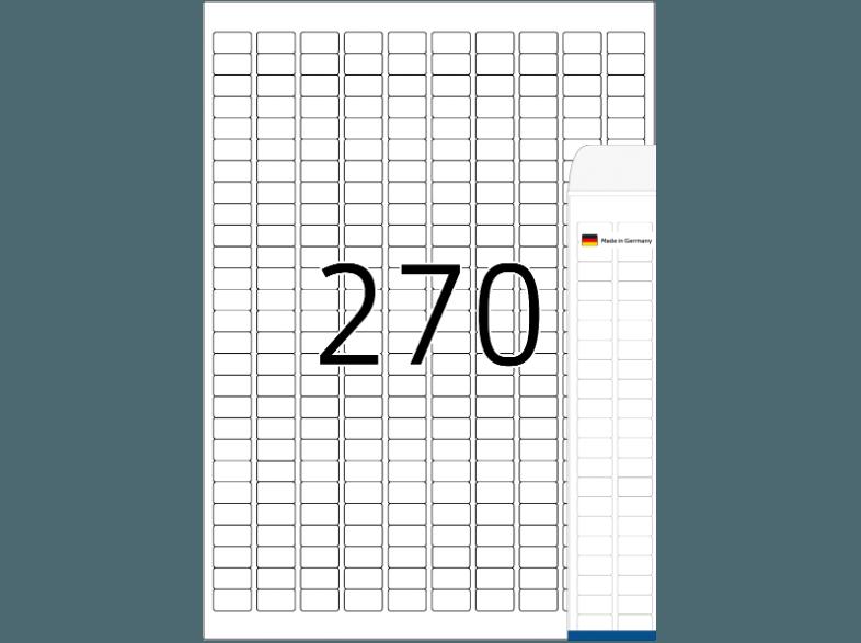 HERMA 10000 Ablösbare Etiketten 17.8x10 mm A4 675 St., HERMA, 10000, Ablösbare, Etiketten, 17.8x10, mm, A4, 675, St.