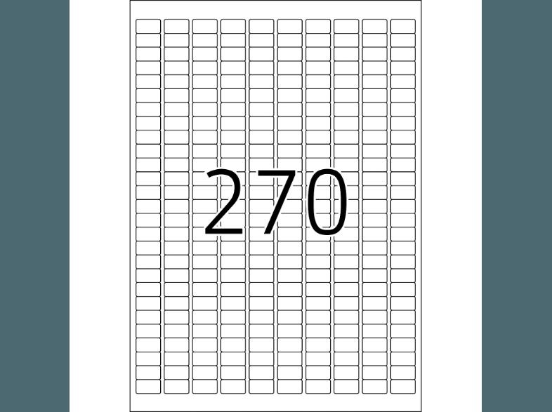 HERMA 10000 Ablösbare Etiketten 17.8x10 mm A4 675 St., HERMA, 10000, Ablösbare, Etiketten, 17.8x10, mm, A4, 675, St.