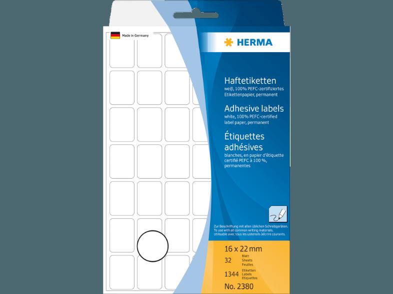 HERMA 2380 Vielzwecketiketten 16x22 mm  1344 St.