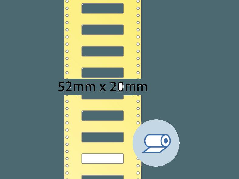 HERMA 4066 Rollenetiketten 52x19.5 mm A4 5000 St.