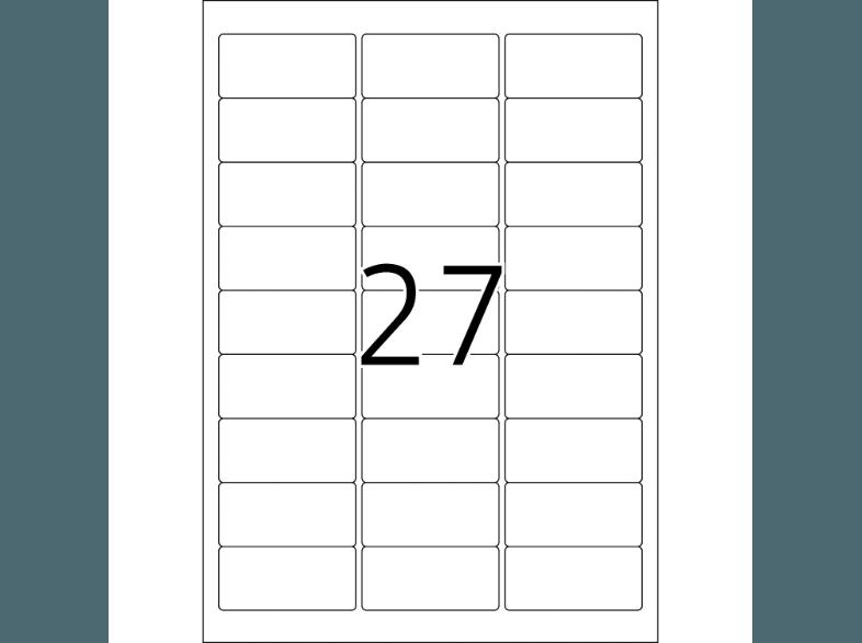 HERMA 4418 Namensetiketten 63.5x29.6 mm A4 675 St.