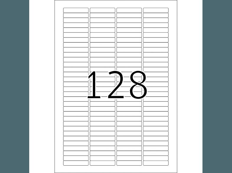 HERMA 5071 Dia-Etiketten 43.2x8.5 mm A4 3200 St., HERMA, 5071, Dia-Etiketten, 43.2x8.5, mm, A4, 3200, St.