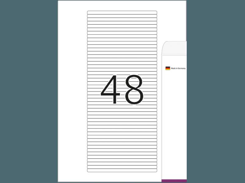 HERMA 5078 Etiketten für CD-Box 114.3x5.5 mm A4 1200 St., HERMA, 5078, Etiketten, CD-Box, 114.3x5.5, mm, A4, 1200, St.