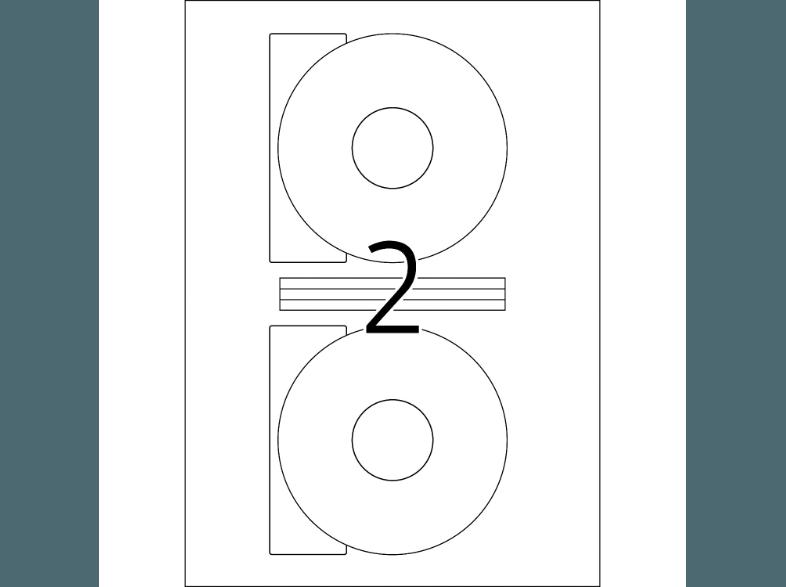 HERMA 5079 CD-Etiketten Ø 116 mm A4 50 St., HERMA, 5079, CD-Etiketten, Ø, 116, mm, A4, 50, St.