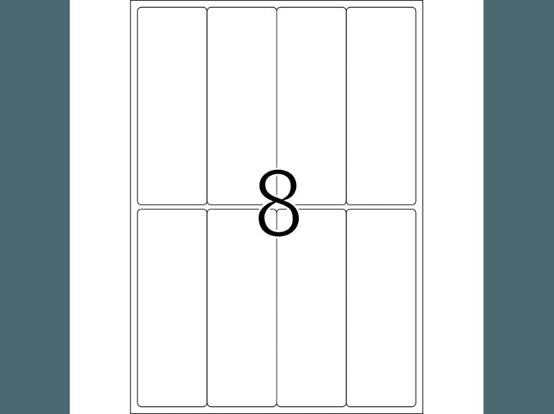 HERMA 8326 Versandetiketten/Warnhinweis 50x142 mm A4 200 St.