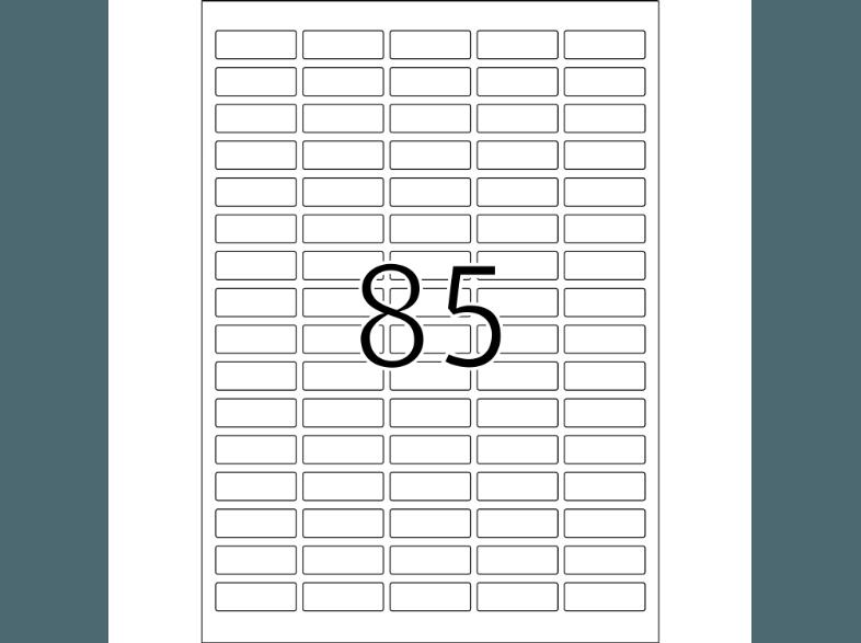 HERMA 8337 Etiketten strapazierfähig 37x13 mm A4 2125 St., HERMA, 8337, Etiketten, strapazierfähig, 37x13, mm, A4, 2125, St.