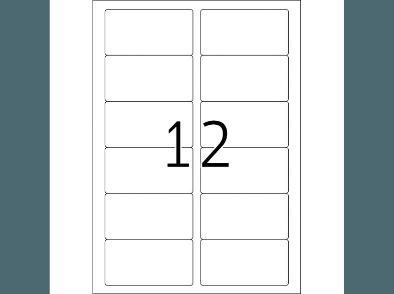 HERMA 8805 Inkjet Adressetiketten 88.9x46.6 mm A4 1200 St.
