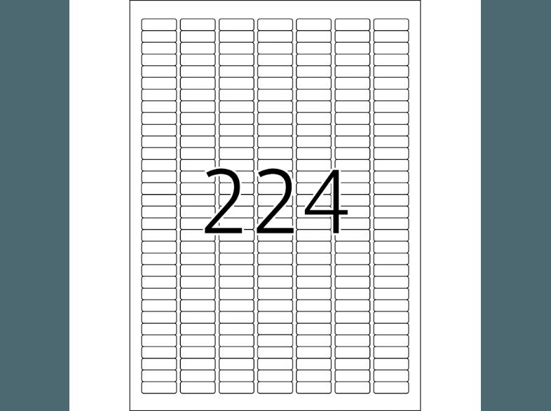 HERMA 8830 Inkjet-Etiketten 25.4x8.5 mm A4 5600 St.