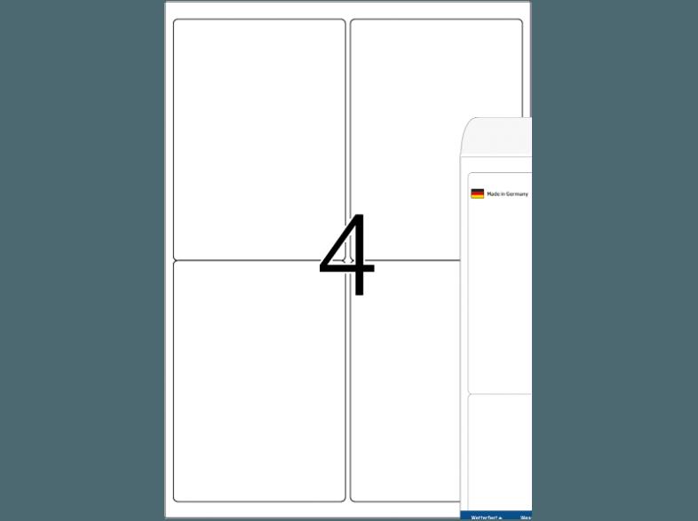 HERMA 9534 Etiketten Outdoor Klebefolie 99.1x139 mm A4 40 St.