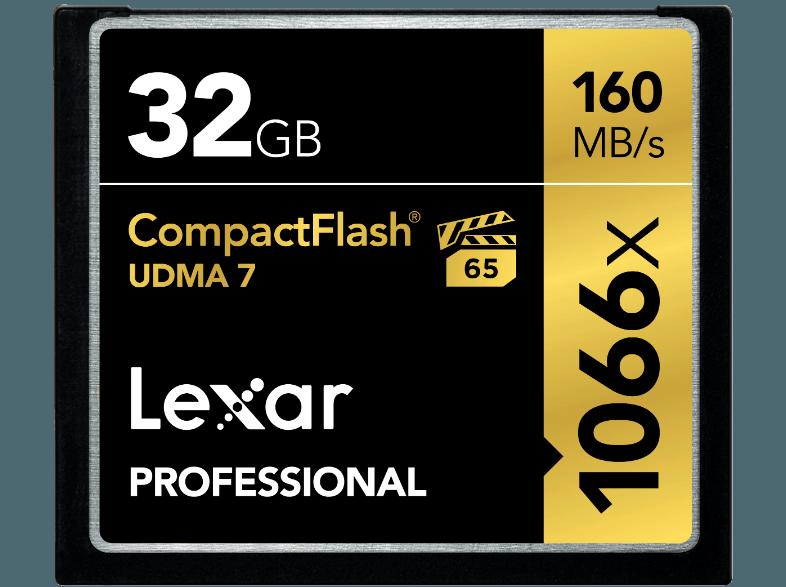 LEXAR LCF32GCRBEU1066 , 1066x, 32 GB, LEXAR, LCF32GCRBEU1066, 1066x, 32, GB