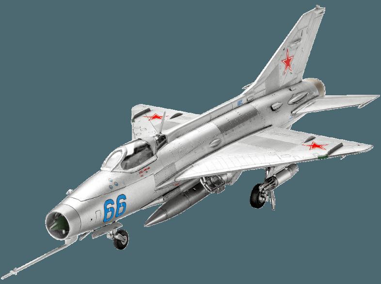 REVELL 63967 MIG-21 F-13 Fishbed C Silber