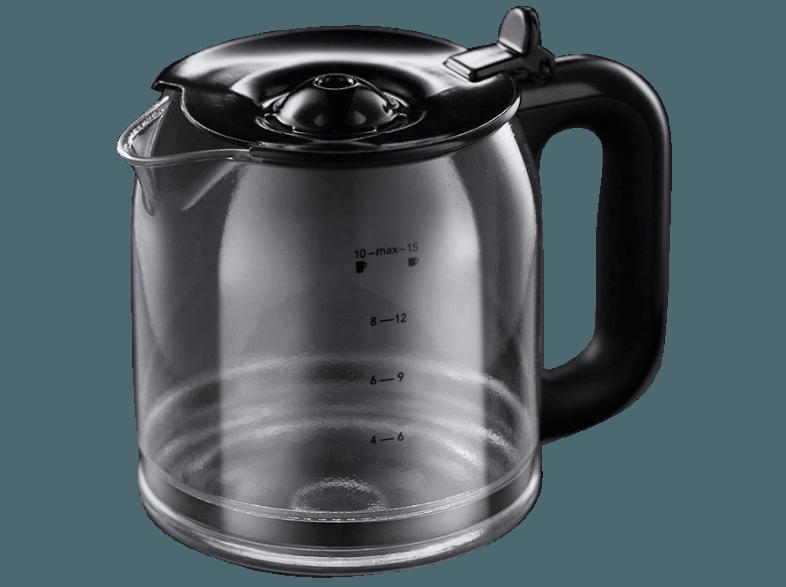 RUSSELL HOBBS 20684-56  Legacy Black Filterkaffeemaschine Edelstahl/Schwarz (Glaskanne, Brausekopf-Technologie für eine bessere Kaffee-Extraktion und