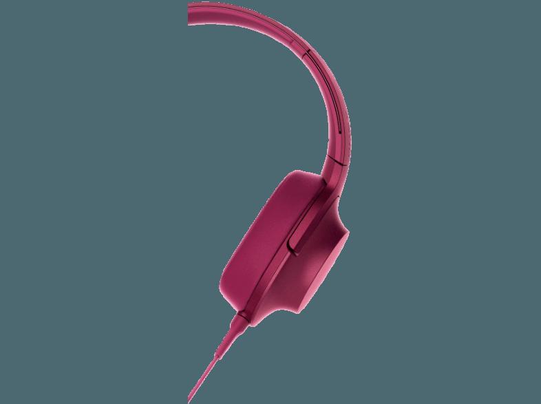 SONY MDR-100AAP High-Res, BuegelKopfhörer,40 mm  Treibereinheit, faltbar, Headset, bis zu 60 kHz , Pink Kopfhörer Pink