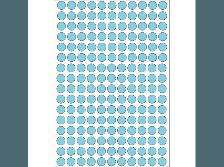 HERMA 2213 Vielzwecketiketten/Farbpunkte rund Ø 8 mm  5632 St.