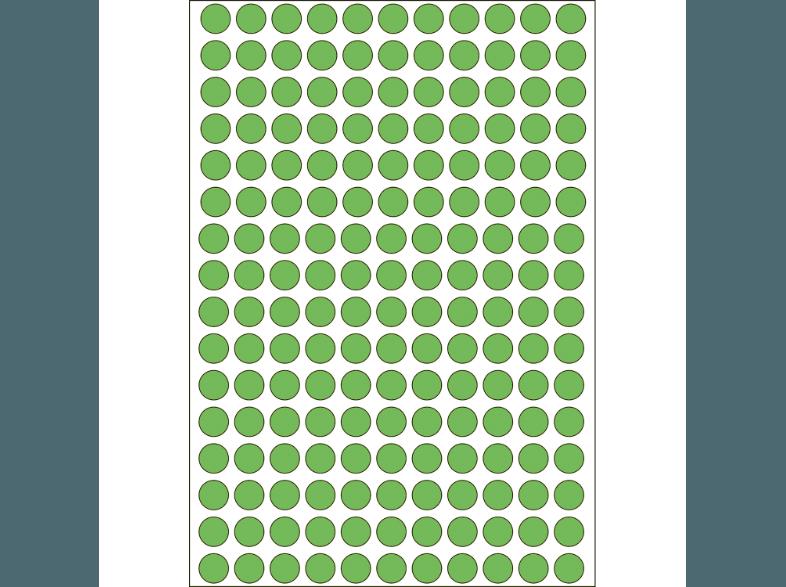 HERMA 2215 Vielzwecketiketten/Farbpunkte rund Ø 8 mm  5632 St.
