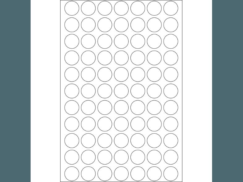 HERMA 2230 Vielzwecketiketten/Farbpunkte rund Ø 13 mm  2464 St.