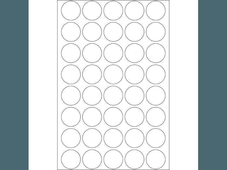 HERMA 2257 Verschlussetiketten rund Ø 19 mm  640 St.