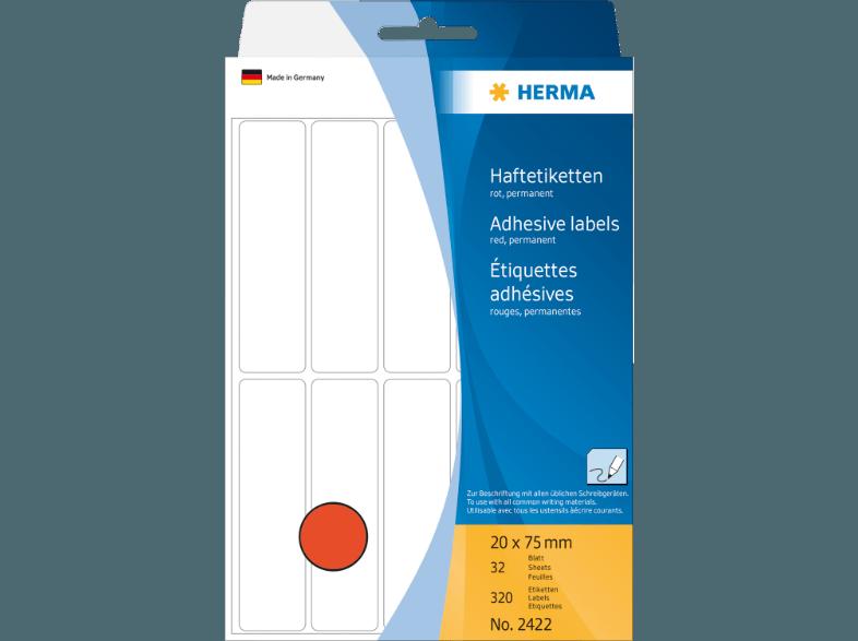 HERMA 2422 Vielzwecketiketten 20x75 mm  32 St.