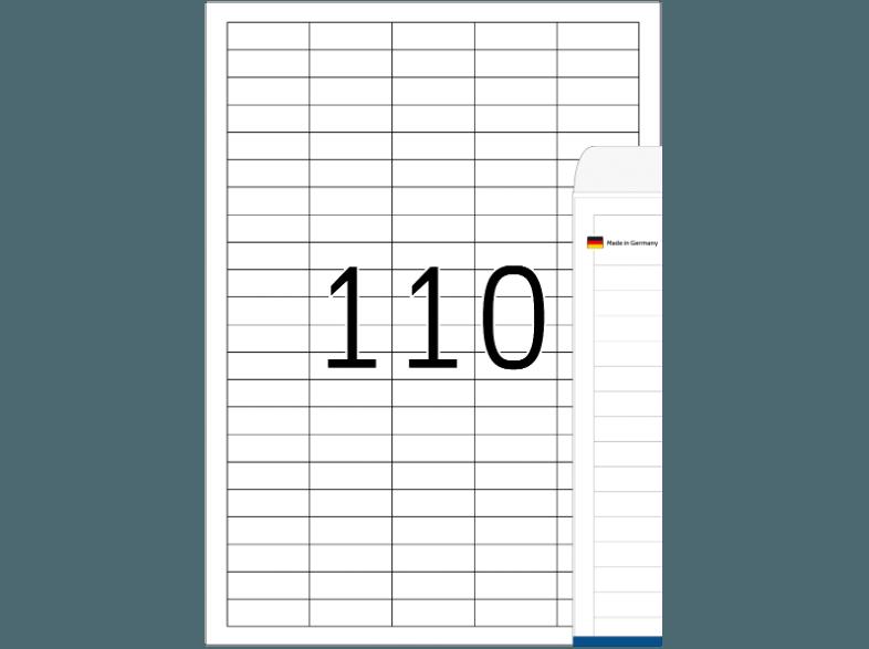 HERMA 4210 Ablösbare Etiketten 38.1x12.7 mm A4 275 St.