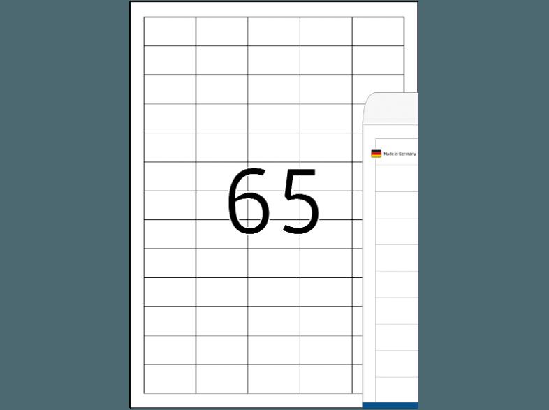 HERMA 4212 Ablösbare Etiketten 38.1x21.2 mm A4 1625 St.