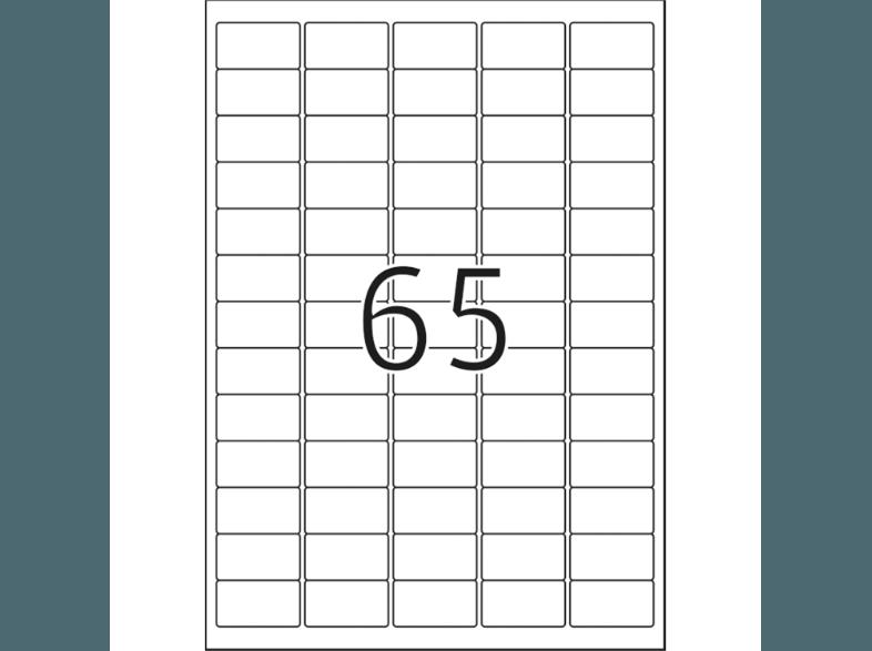 HERMA 4254 Adressetiketten 38.1x21.2 mm A4 6500 St.