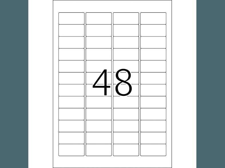 HERMA 4367 Farbige Etiketten 45.7x21.2 mm A4 960 St.