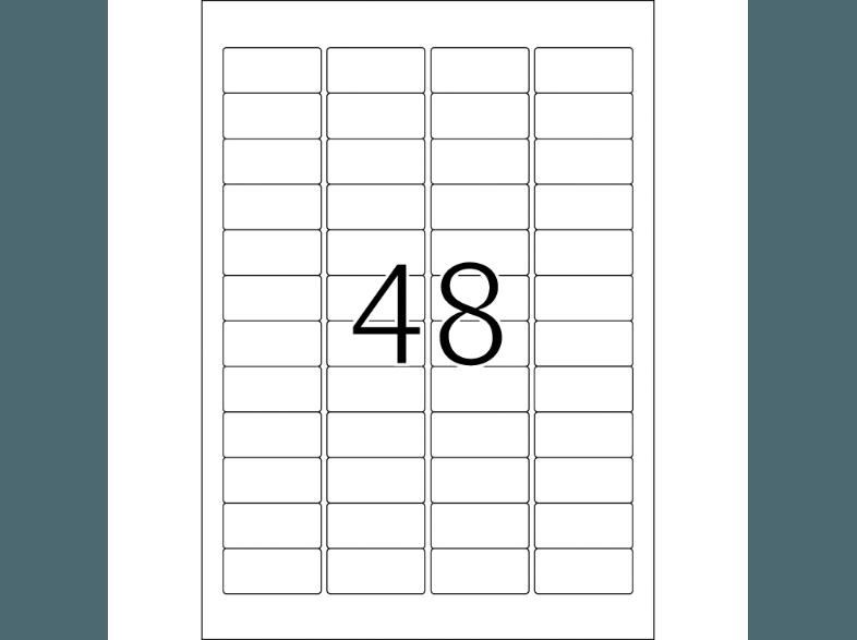 HERMA 4368 Farbige Etiketten 45.7x21.2 mm A4 960 St.