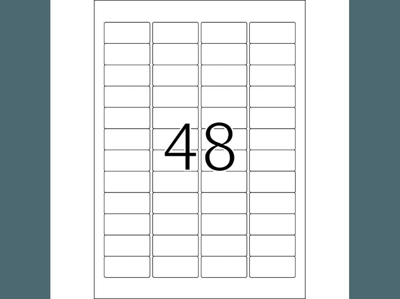 HERMA 4369 Farbige Etiketten 45.7x21.2 mm A4 960 St.