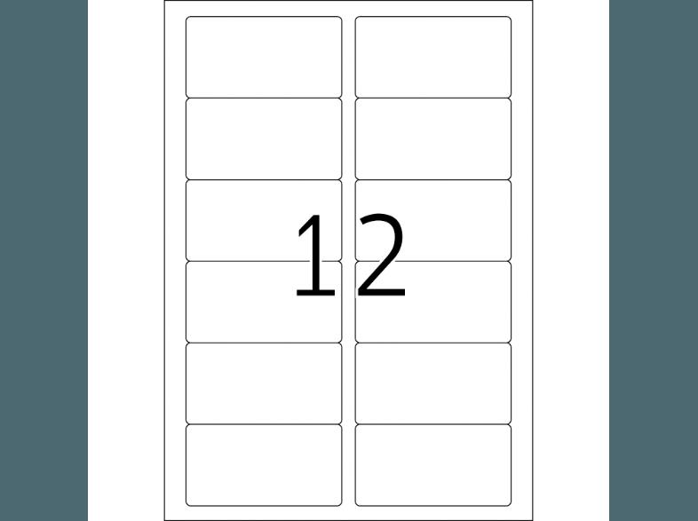 HERMA 4666 Adressetiketten 88.9x46.6 mm A4 1200 St.