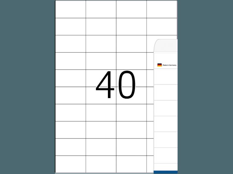 HERMA 4684 Etiketten transparent 52.5x29.7 mm A4 100 St., HERMA, 4684, Etiketten, transparent, 52.5x29.7, mm, A4, 100, St.