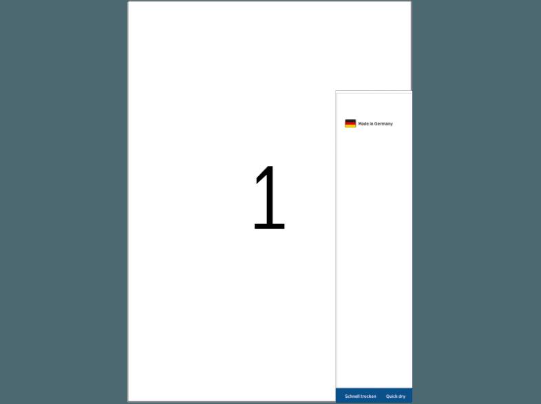 HERMA 4819 Inkjet-Etiketten 210x297 mm A4 100 St., HERMA, 4819, Inkjet-Etiketten, 210x297, mm, A4, 100, St.