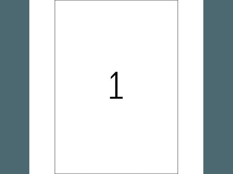 HERMA 4909 Etiketten glänzend 210x297 mm A4 25 St.