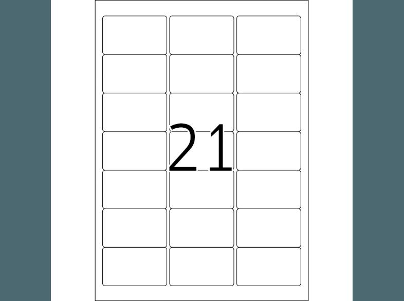 HERMA 5074 Repositionierbare Adressetiketten 63.5x38.1 mm A4 525 St., HERMA, 5074, Repositionierbare, Adressetiketten, 63.5x38.1, mm, A4, 525, St.