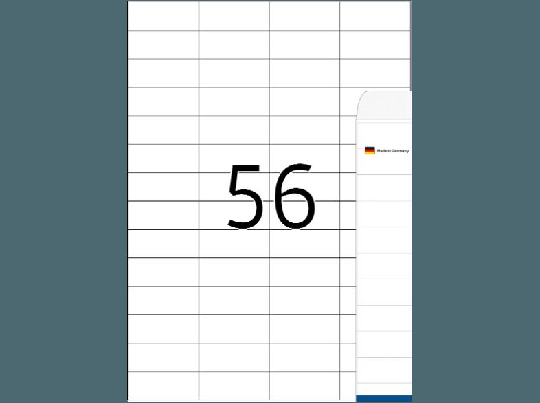 HERMA 5080 Ablösbare Etiketten 52.5x21.2 mm A4 1400 St.